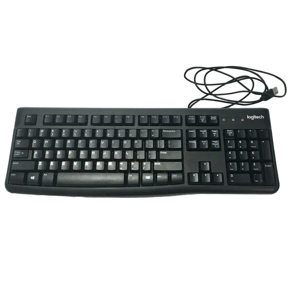 Logitech K120 USB Keyboard for PC - Black